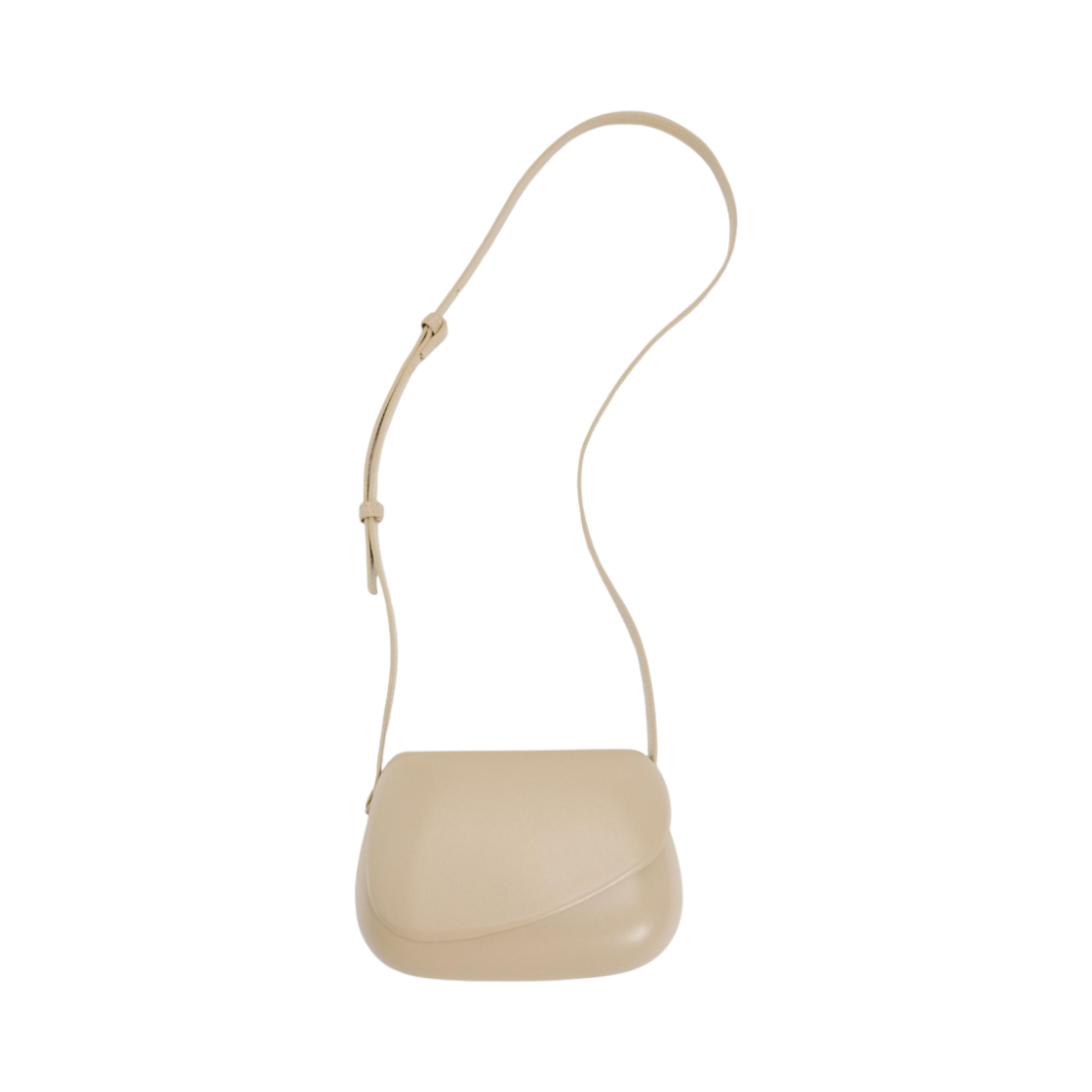 자라 미니멀 박스 크로스바디 백 크림(Zara Minimal Box Crossbody Bag Cream)