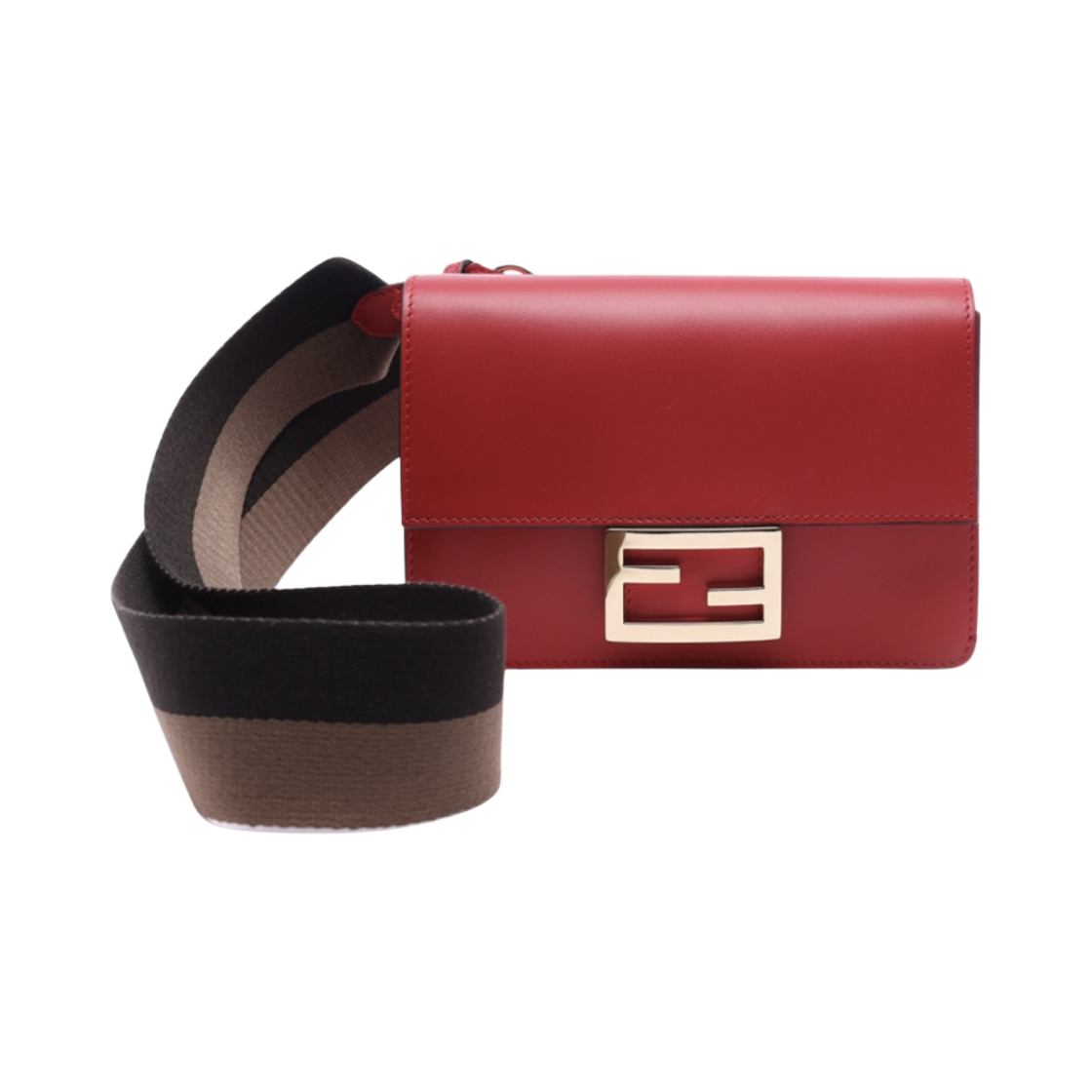 펜디 플랫 바게트 크로스백 레드(Fendi Flat Baguette Cross Bag Red) - 1