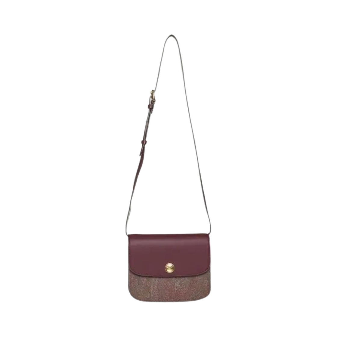 에트로 에센셜 라지 크로스바디백 보르도(Etro Essential Large Crossbody Bag Bordeaux) - 1