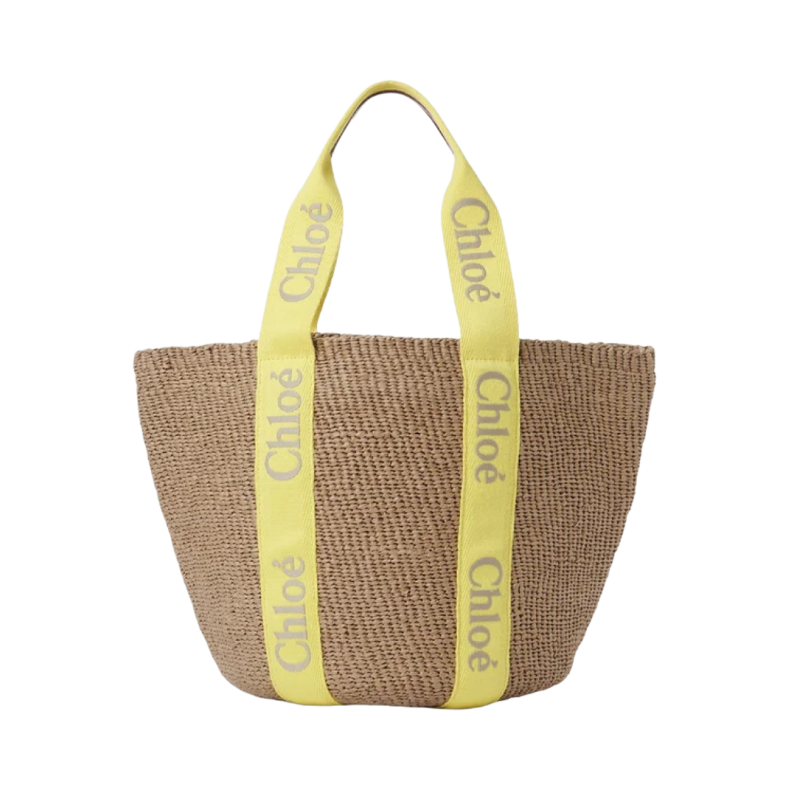 끌로에 라지 우디 베스킷 옐로우 베이지(Chloe Large Woody Basket Yellow Beige) - 3