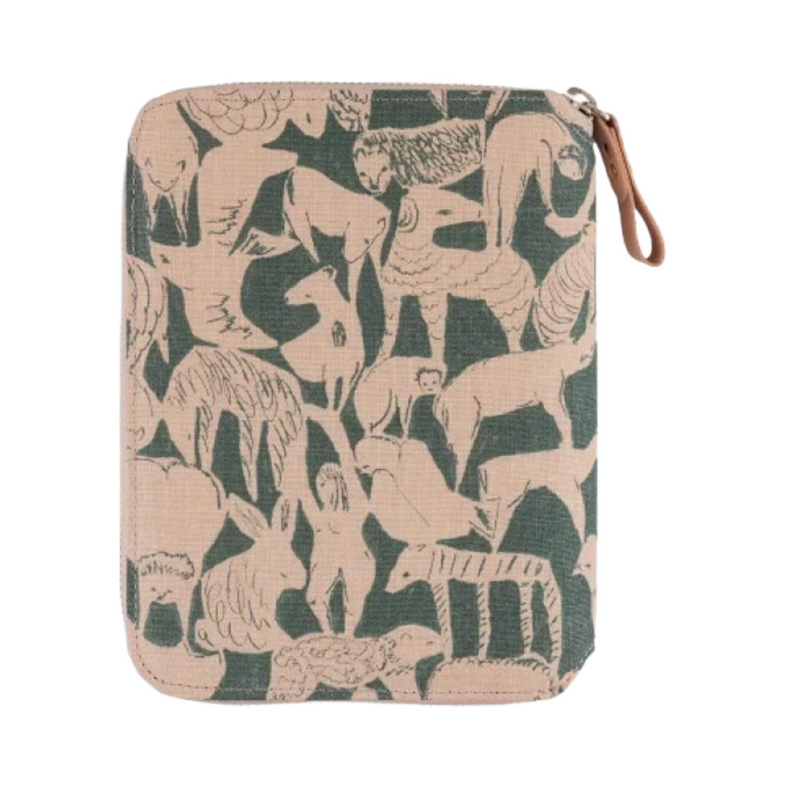 호보니치 테쵸 미나 페르호넨 라이프 퍼즐 A6 커버 모스 그린(Hobonichi Techo Mina Perhonen Life Puzzle A6 Cover Moss Green) - 4