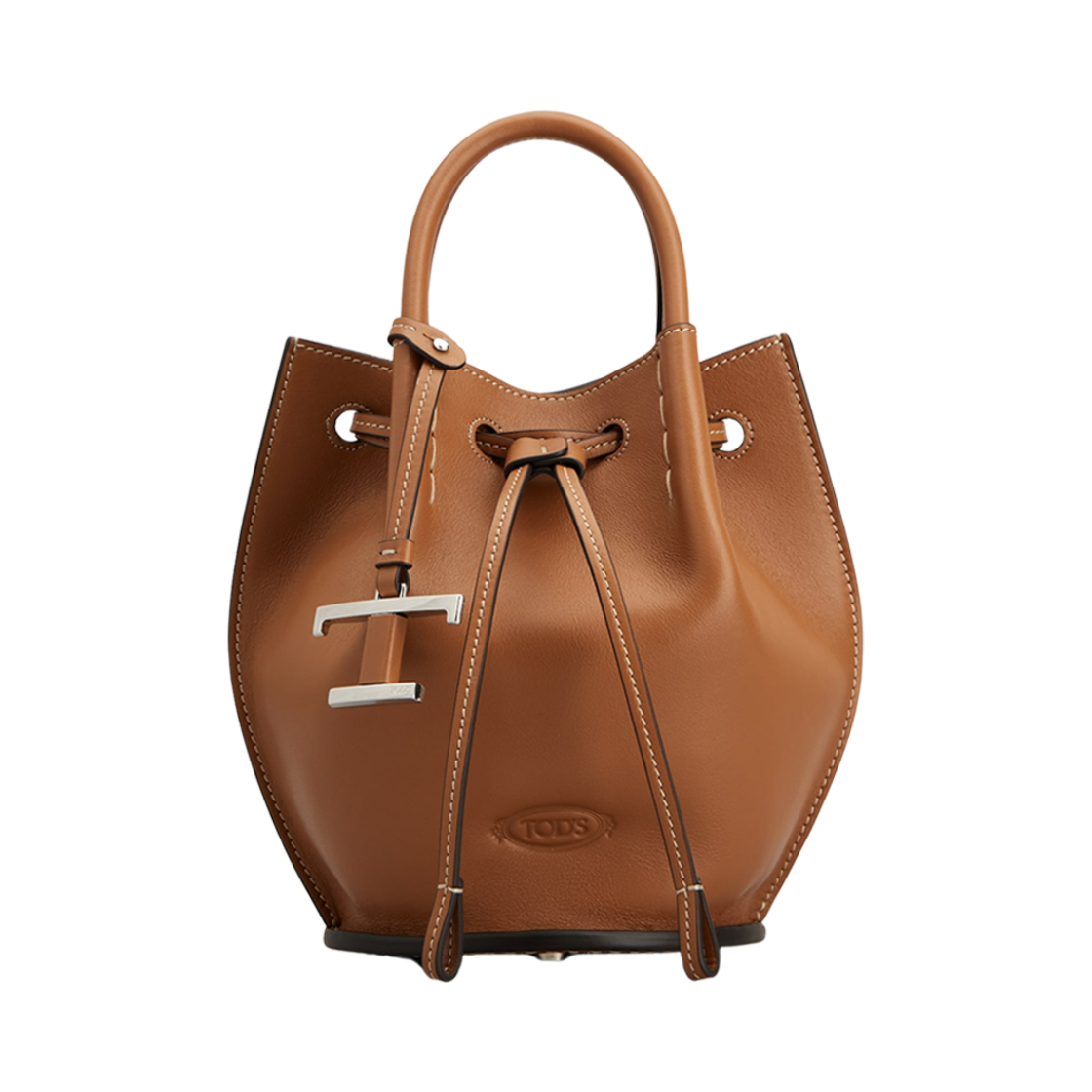 XBWBUZK0100UPPS410 Tod's Leather Bucket Bag Mini Brown
