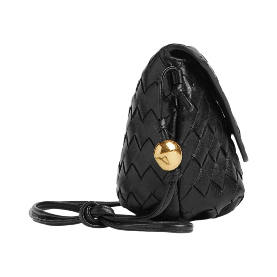 보테가 베네타 파우치 온 스트랩 블랙(Bottega Veneta Pouch on Strap Black) - 3