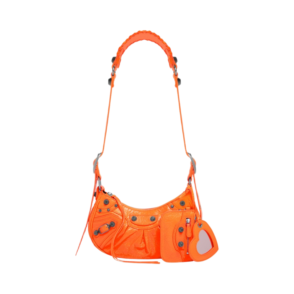 발렌시아가 르 카골 XS 숄더백 플루오 오렌지(Balenciaga Le Cagole XS Shoulder Bag Fluo Orange) - 1