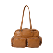 Anoetic Classic Outpocket Shoulder Bag Caramel