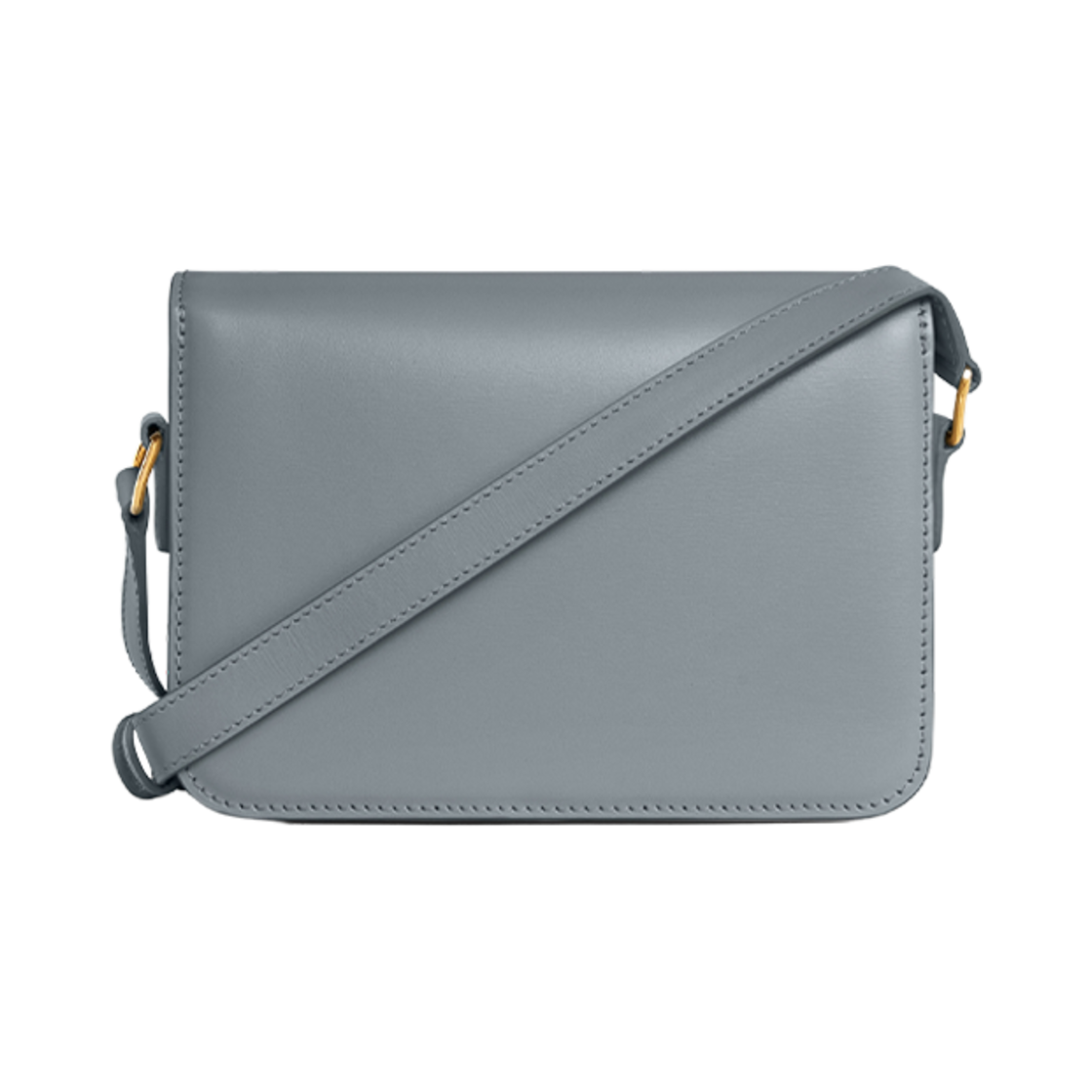 셀린느 틴 트리옹프 백 샤이니 카프스킨 블루 그레이(Celine Teen Triomphe Bag in Shiny Calfskin Blue Grey) - 3