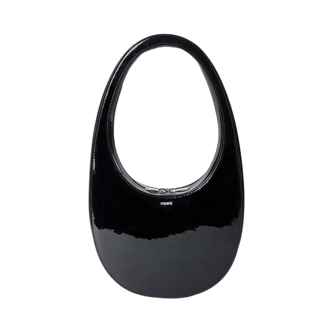 COPBA01411 Coperni Swipe Bag Black Patent