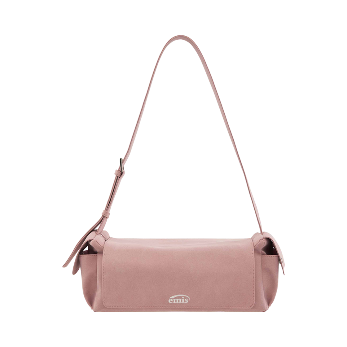 이미스 스웨이드 숄더백 핑크(Emis Suede Shoulder Bag Pink) - 1