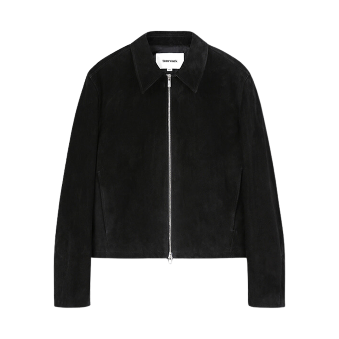 토니웩 스웨이드 지퍼 블루종 자켓 블랙(Tonywack Suede Zippered Blouson Jacket Black)