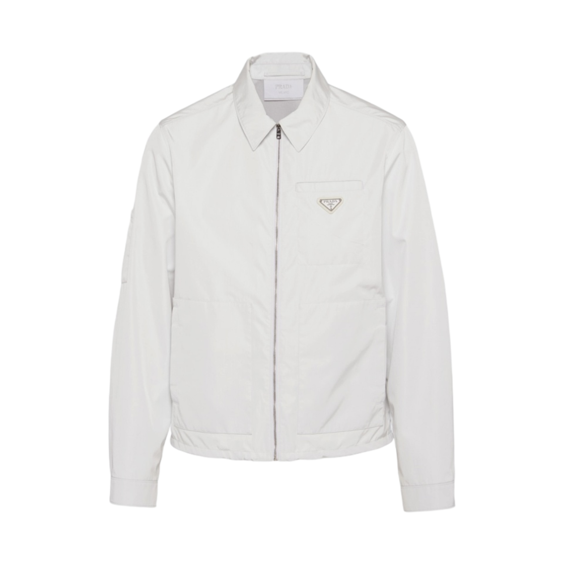 SGB680-12VA-F0009 Prada Re-Nylon Blouson Jacket White