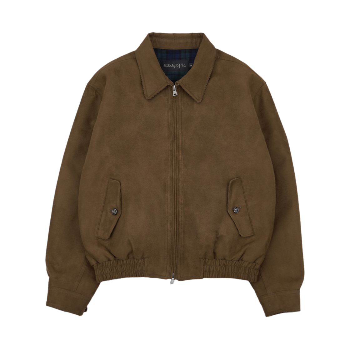 에스티유 우먼즈 스웨이드 자켓 브라운