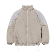 Mischief Rhombus Team Down Jacket Beige