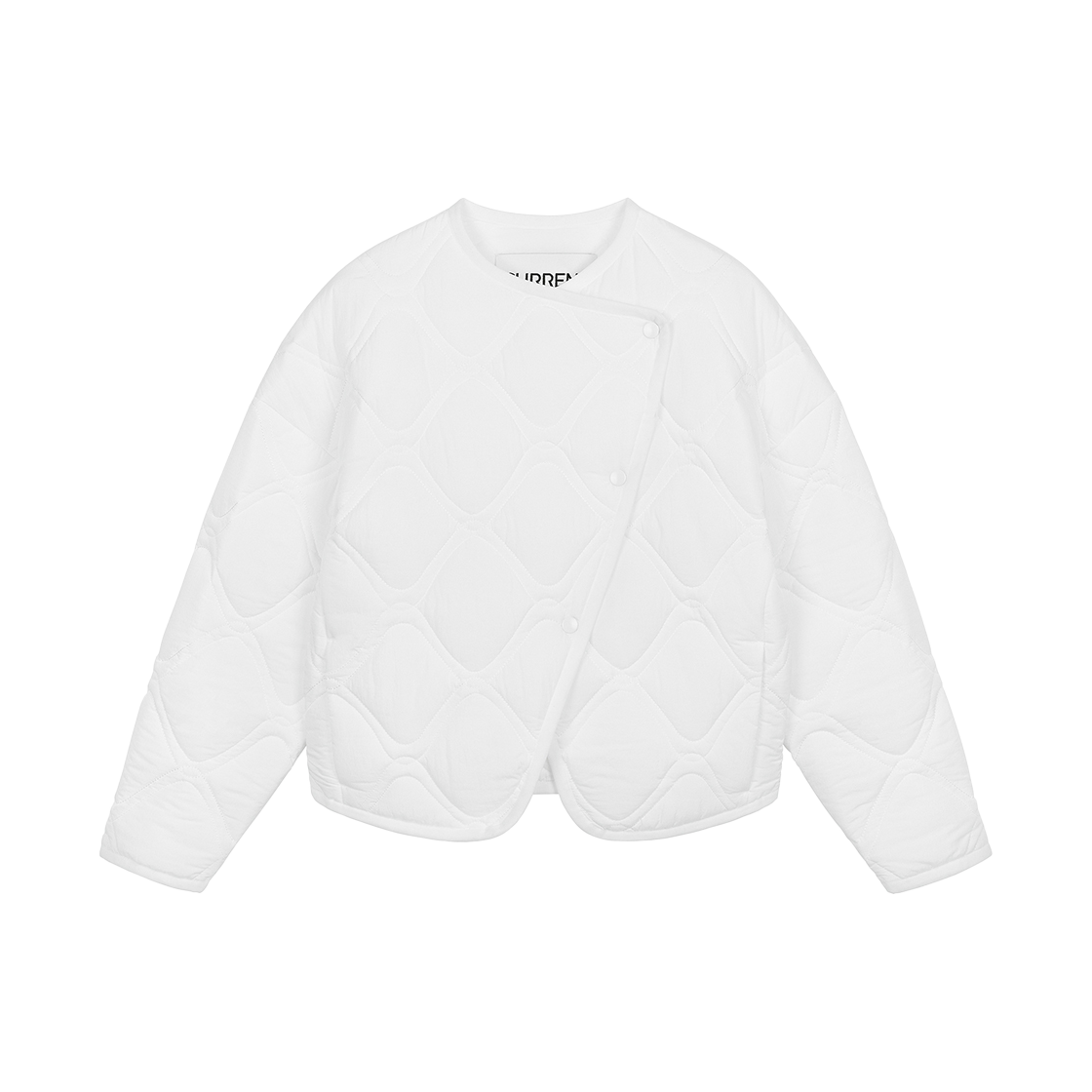 커렌트 크롭 퀼팅 자켓 화이트(Current Crop Quilting Jacket White)