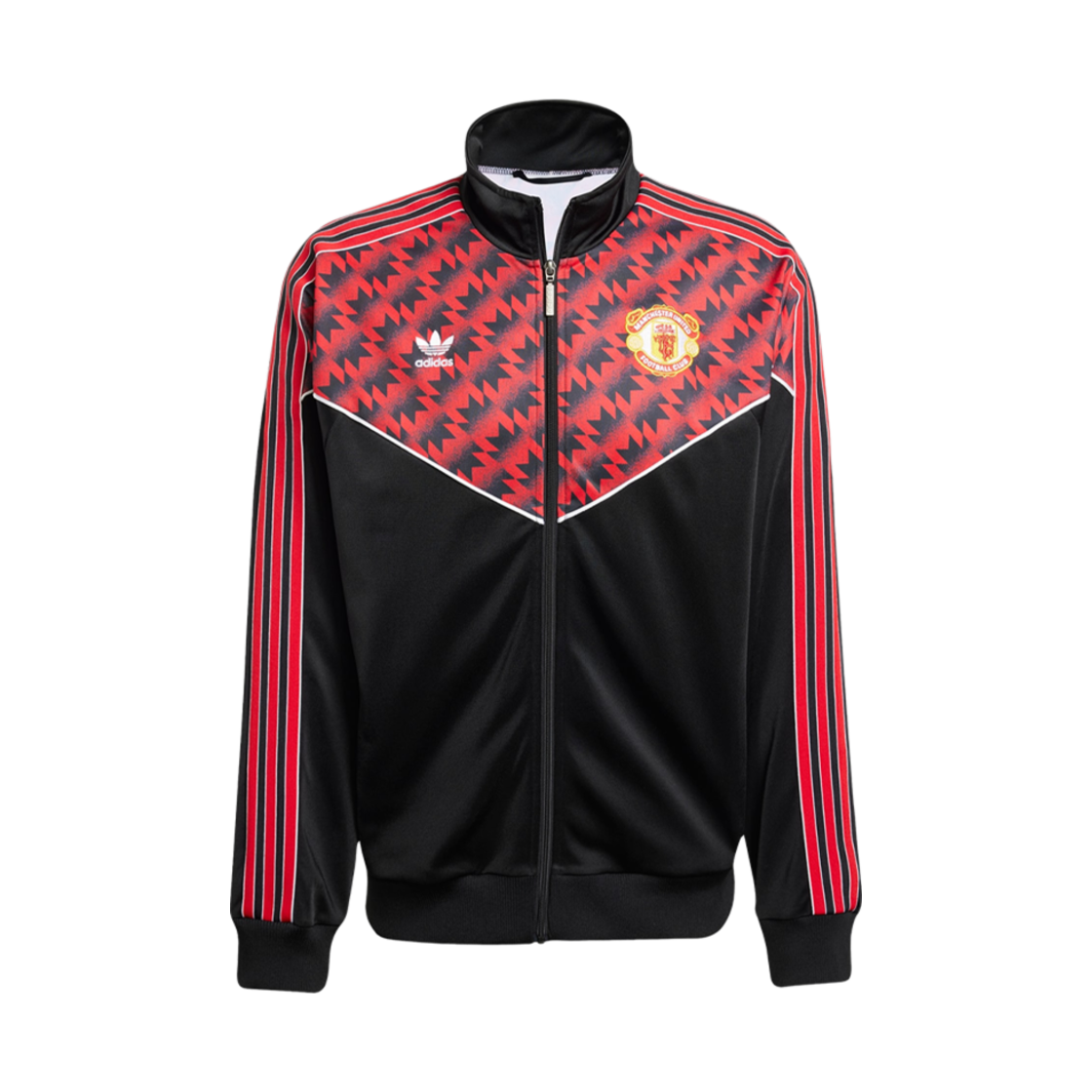 아디다스 맨체스터 유나이티드 91 트랙 탑 블랙 - KR 사이즈(Adidas Manchester United 91 Track Top Black - KR Sizing)