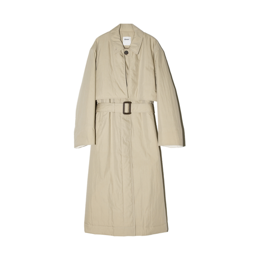 BDWTPD002BG En Or Women Single Trench Padded Coat Beige