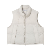Millo Archive Crop Over Vest Beige Gray