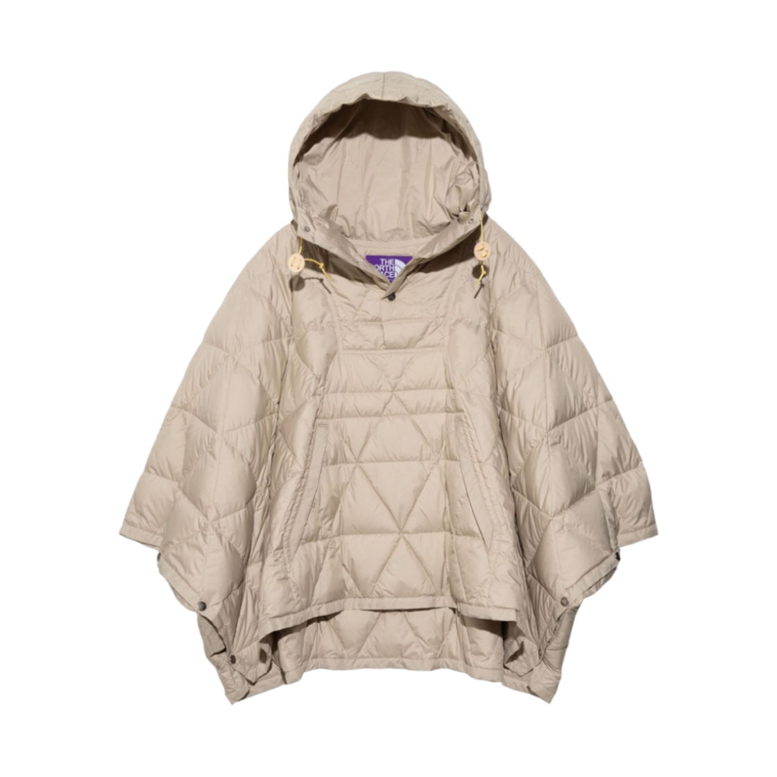 ND2365N The North Face Purple Label Field Down Poncho Stone