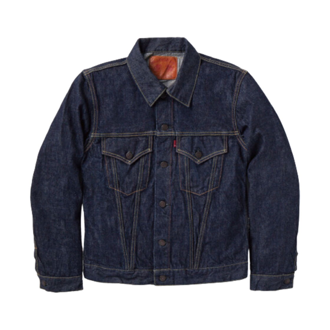 풀카운트 2101-20 타입 3 데님 자켓 논 워시 인디고 블루(Fullcount 2101-20 Type 3 Denim Jacket Non Wash Indigo Blue)