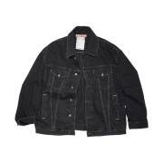 Acne Studios Loose Fit Denim Jacket Black
