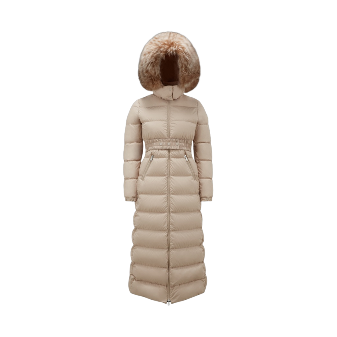 I2-093-1C00043-54A81-222 (W) Moncler Fudson Long Down Jacket Sand Beige - 23FW