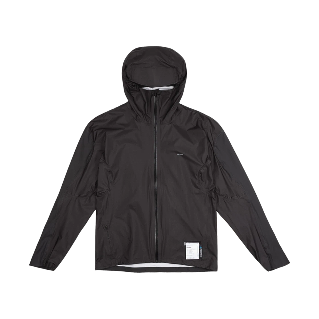 Satisfy Satisfy Pertex 3L Fly Rain Jacket Black · S