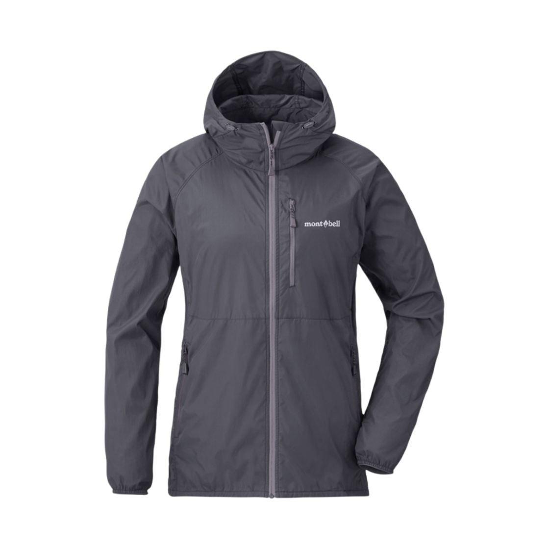 (W) 몽벨 윈드 블라스트 후드 자켓 다크 그레이((W) Montbell Wind Blast Hooded Jacket Dark Gray)