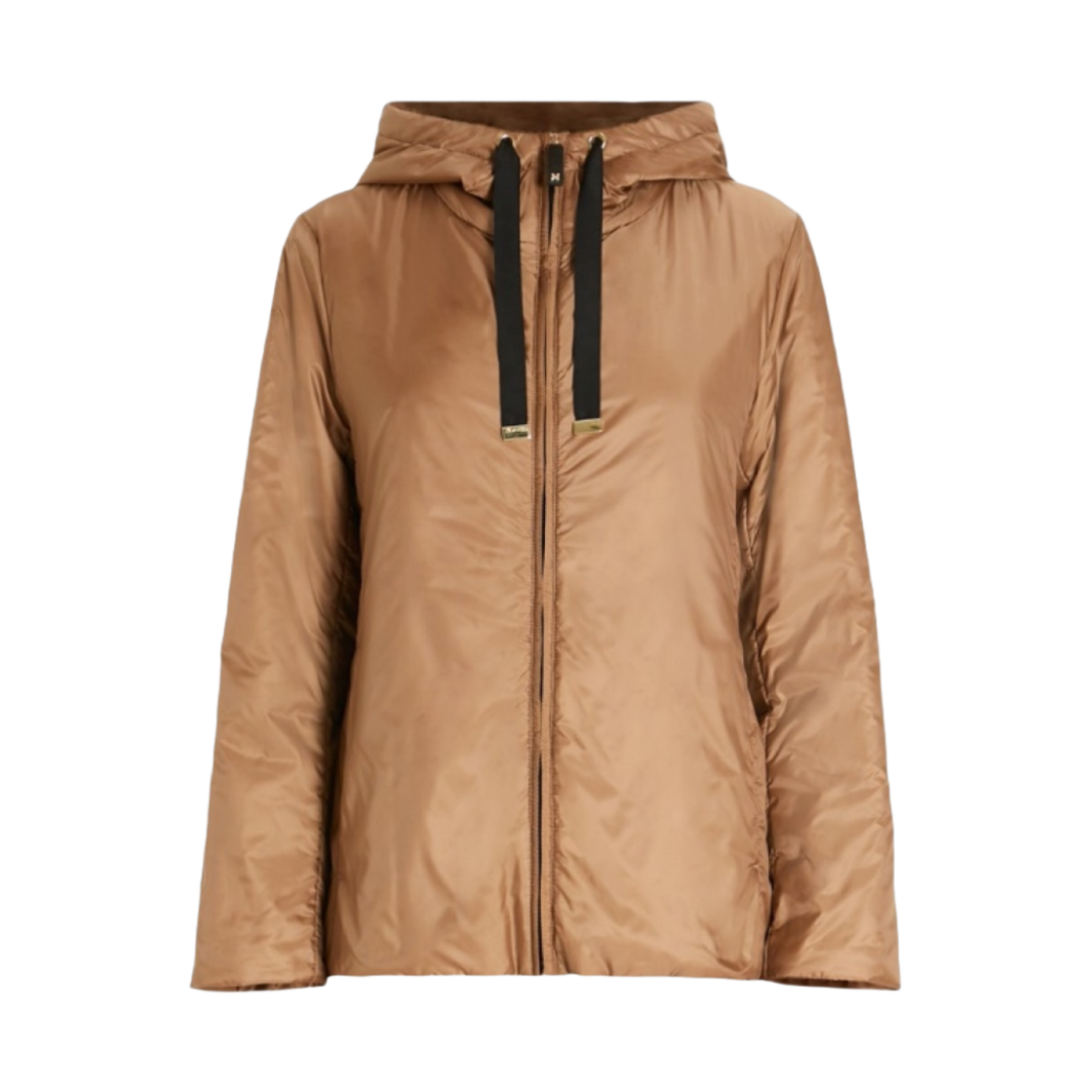 GREENH-051 (W) Max Mara The Cube Greenh Travel Jacket in Water-Resistant Technical Canvas Caramel