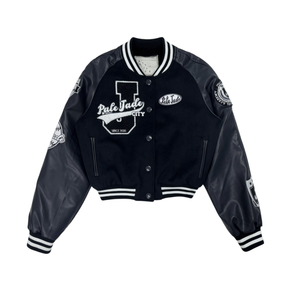 - (W) Pale Jade PJ Varcity Jumper 2023 Deep Navy