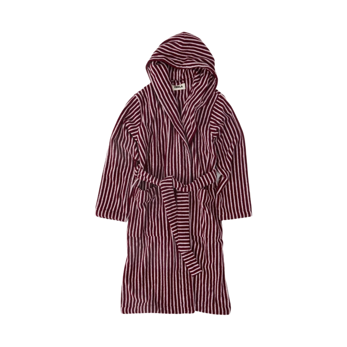 테클라 후드 배스로브 레드 로즈(Tekla Hooded Bathrobe Red Rose)