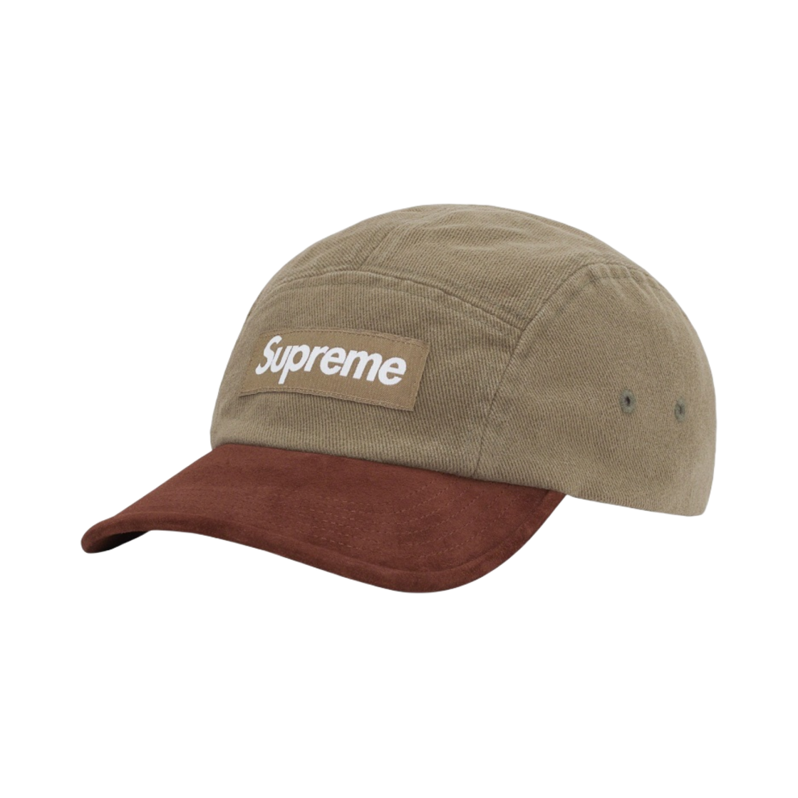 슈프림 스웨이드 바이저 캠프캡 라이트 올리브 - 23SS