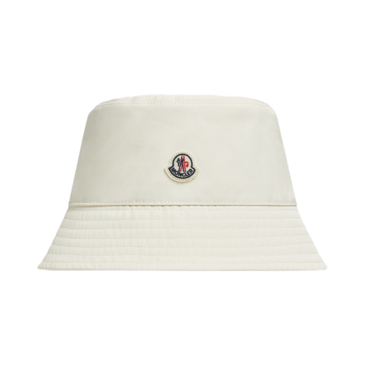 K1-093-3B00025-5983X-050 (W) Moncler Cotton Bucket Hat White - 25SS