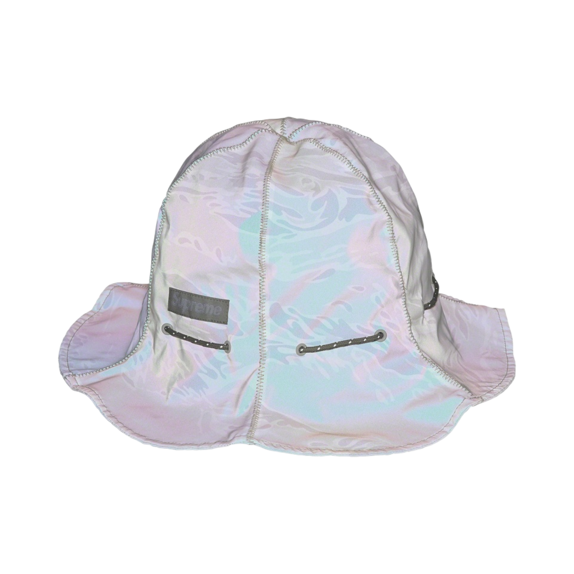 슈프림 타이거 카모 리플렉티브 튤립 햇 화이트 - 22FW(Supreme Tiger Camo Reflective Tulip Hat White - 22FW) - 2
