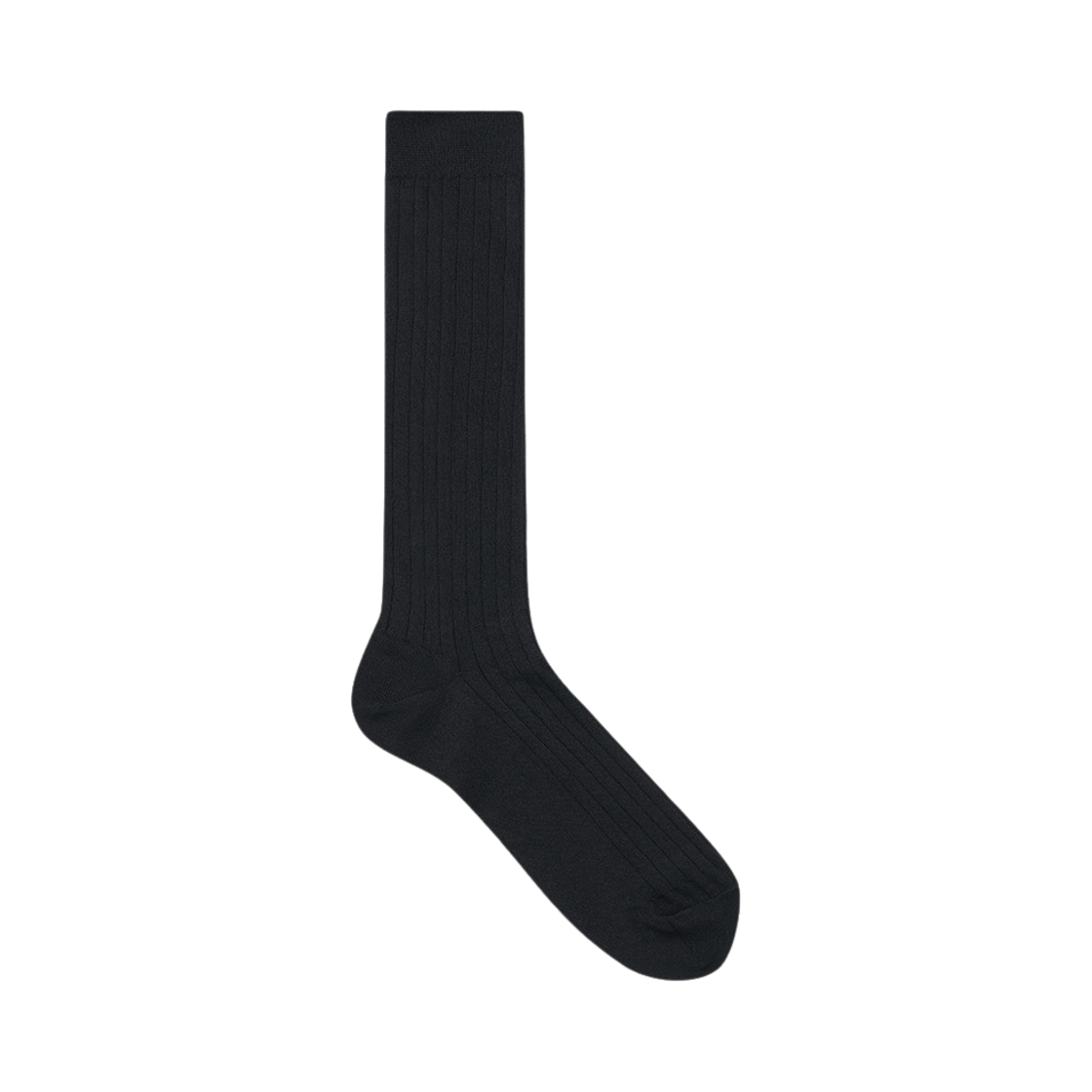 NU4PSO01BK Noice Ribbed Socks Black
