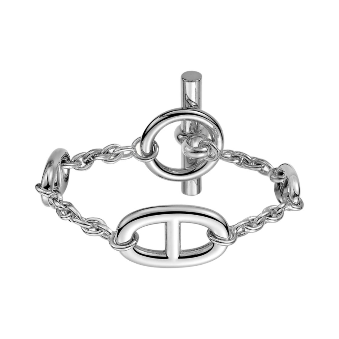H104567B00 Hermes Farandole Bracelet Silver