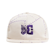 Needles x DC Shoes Poly Smooth Printed Baseball Cap Ivory