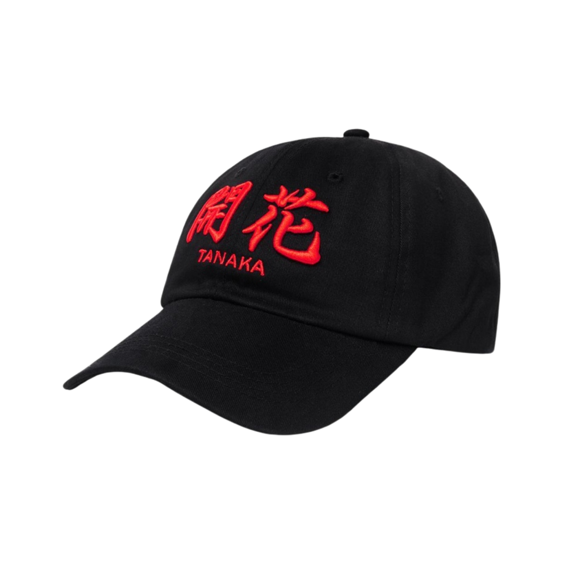 다크룸 스튜디오 x 다나카 개화 캡 블랙 레드(Darkr8m Studio x Tanaka Flowering Cap Black Red)