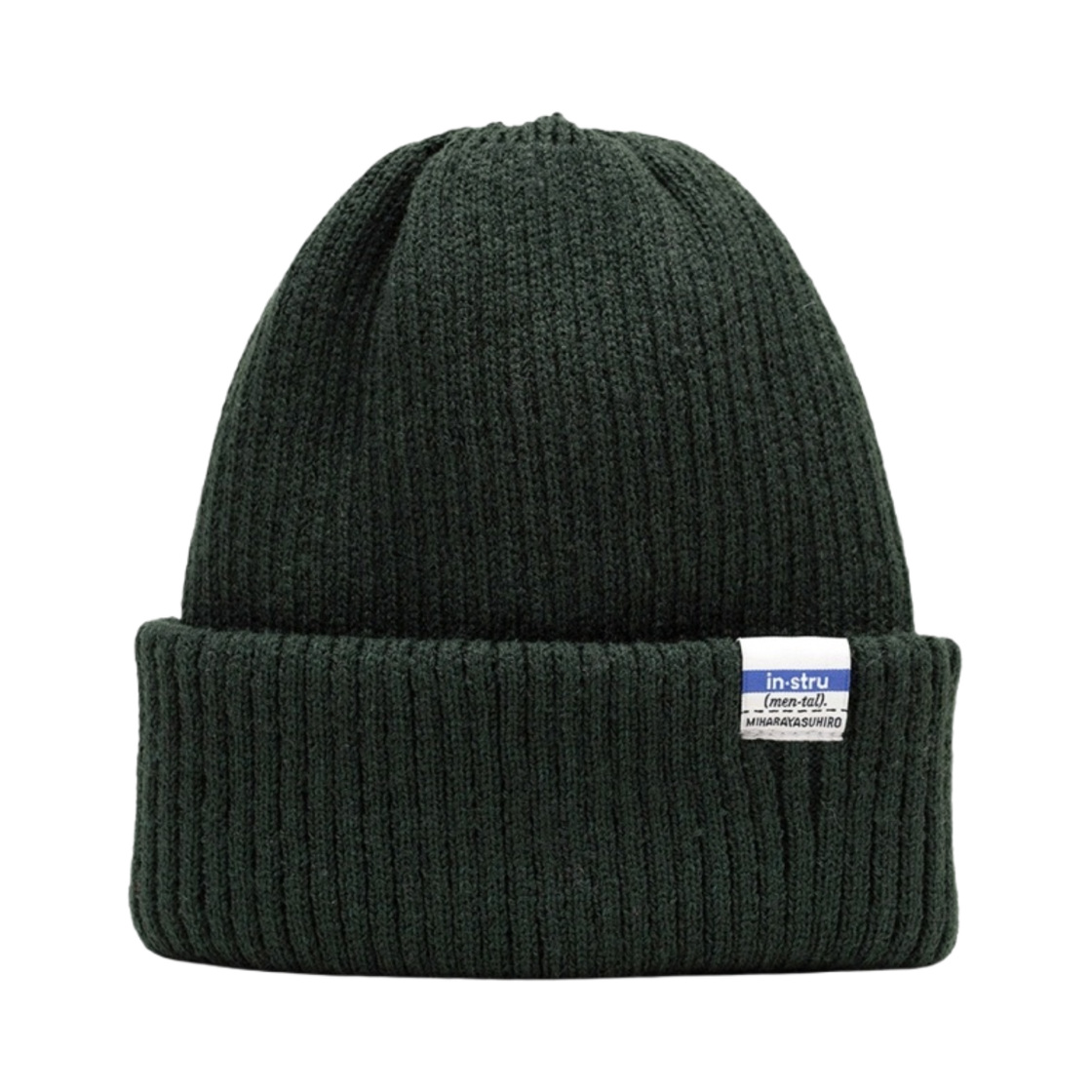 I08AC402-DARKGREEN Maison Mihara Yasuhiro Knit Cap Dark Green