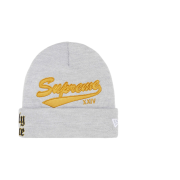 Supreme x New Era Salvation Beanie Heather Grey - 24SS