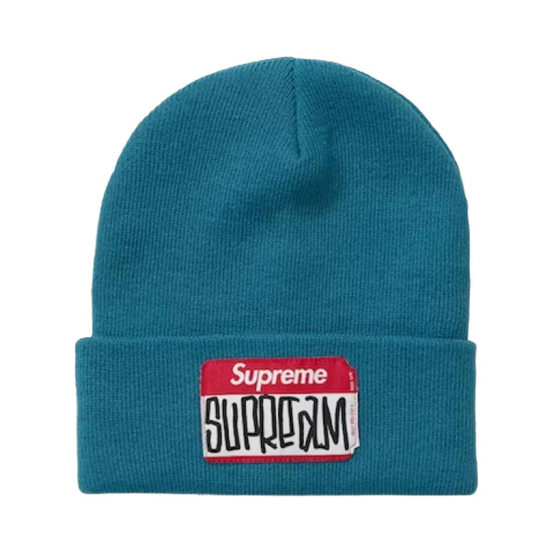 - Supreme Gonz Nametag Beanie Teal - 21FW