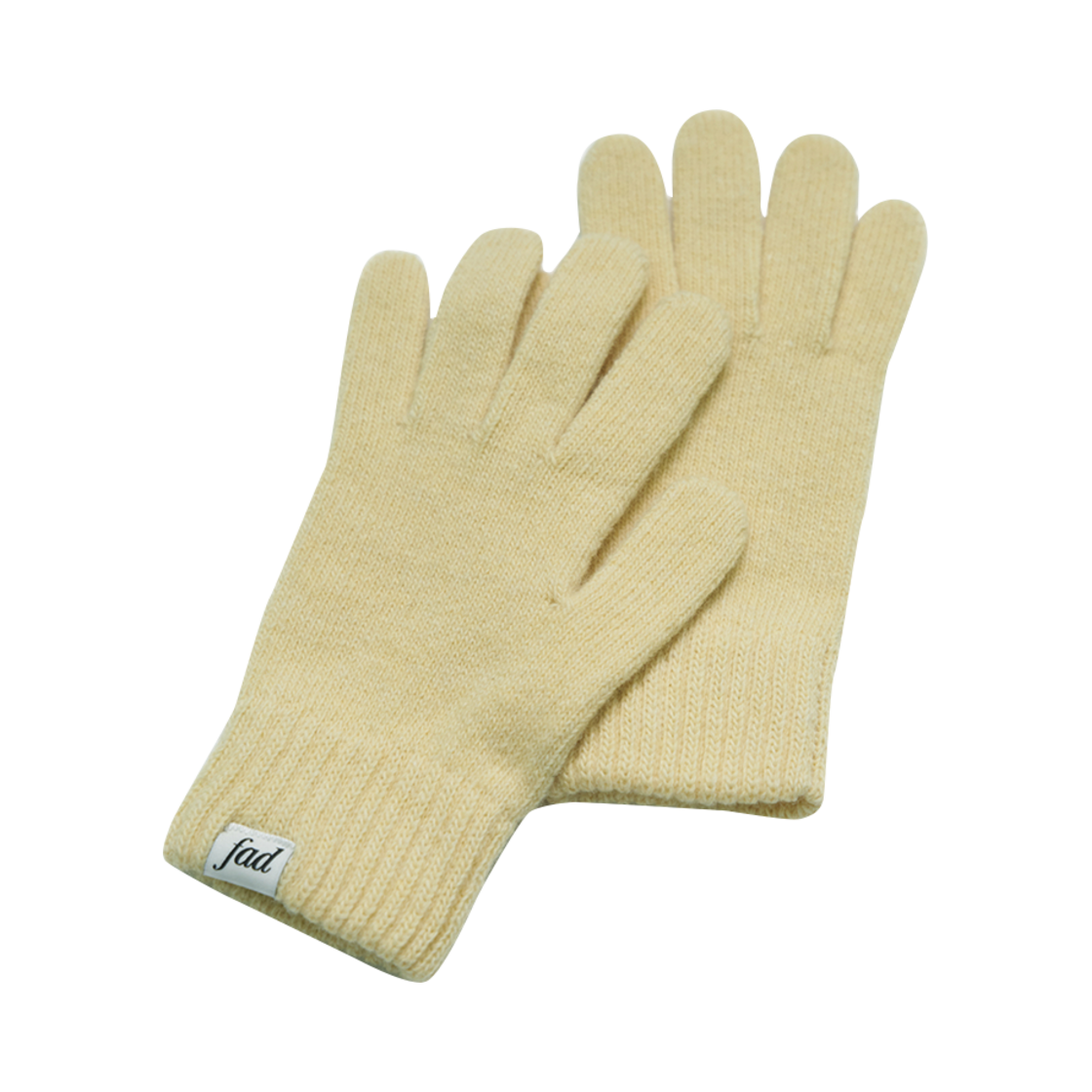S36934 FAD Wool Gloves Yellow