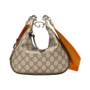 Gucci Attache Small Shoulder Bag Beige Ebony