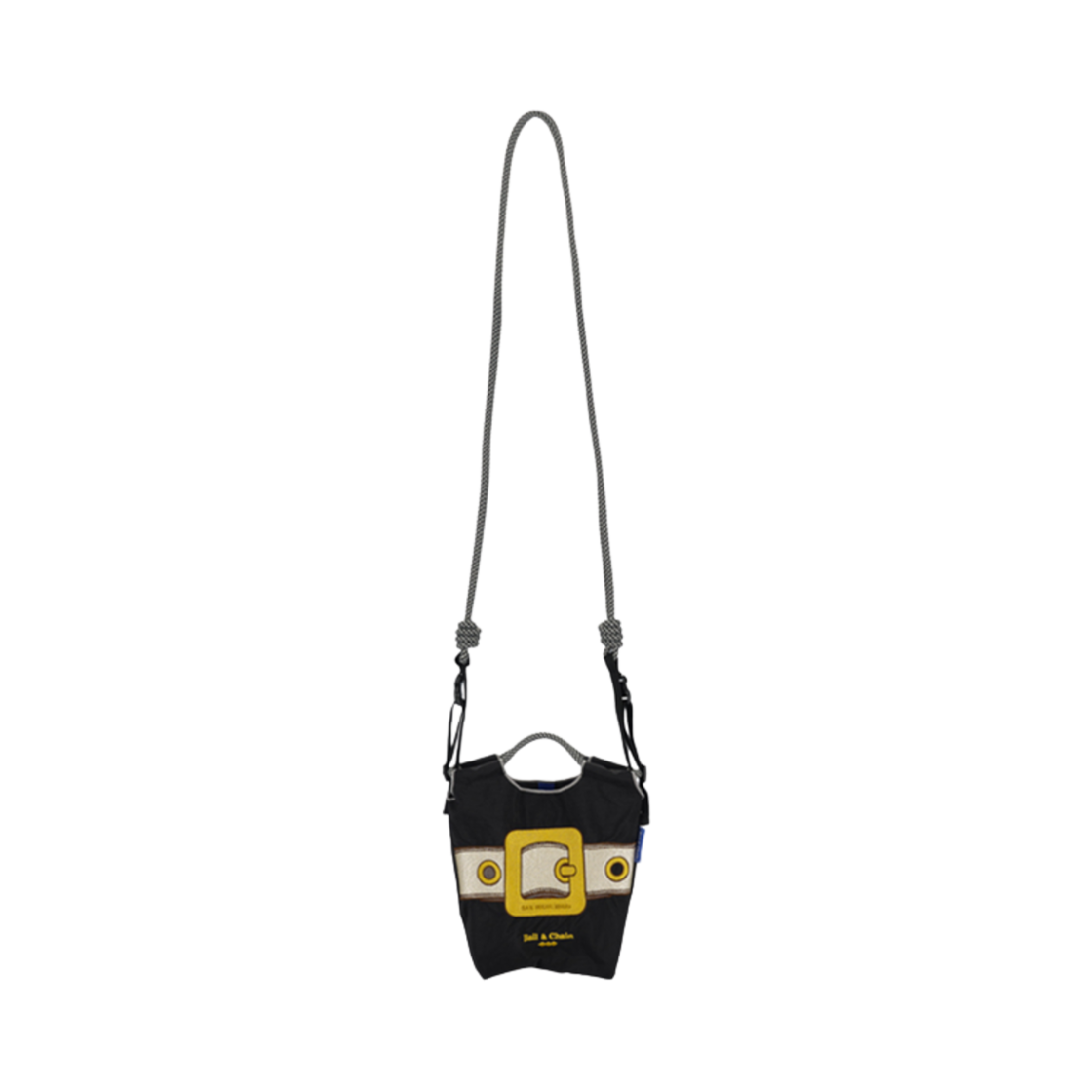 볼 앤 체인 산 히데아키 버클 에코백 S 블랙(Ball & Chain San Hideaki Buckle Eco Bag S Black)