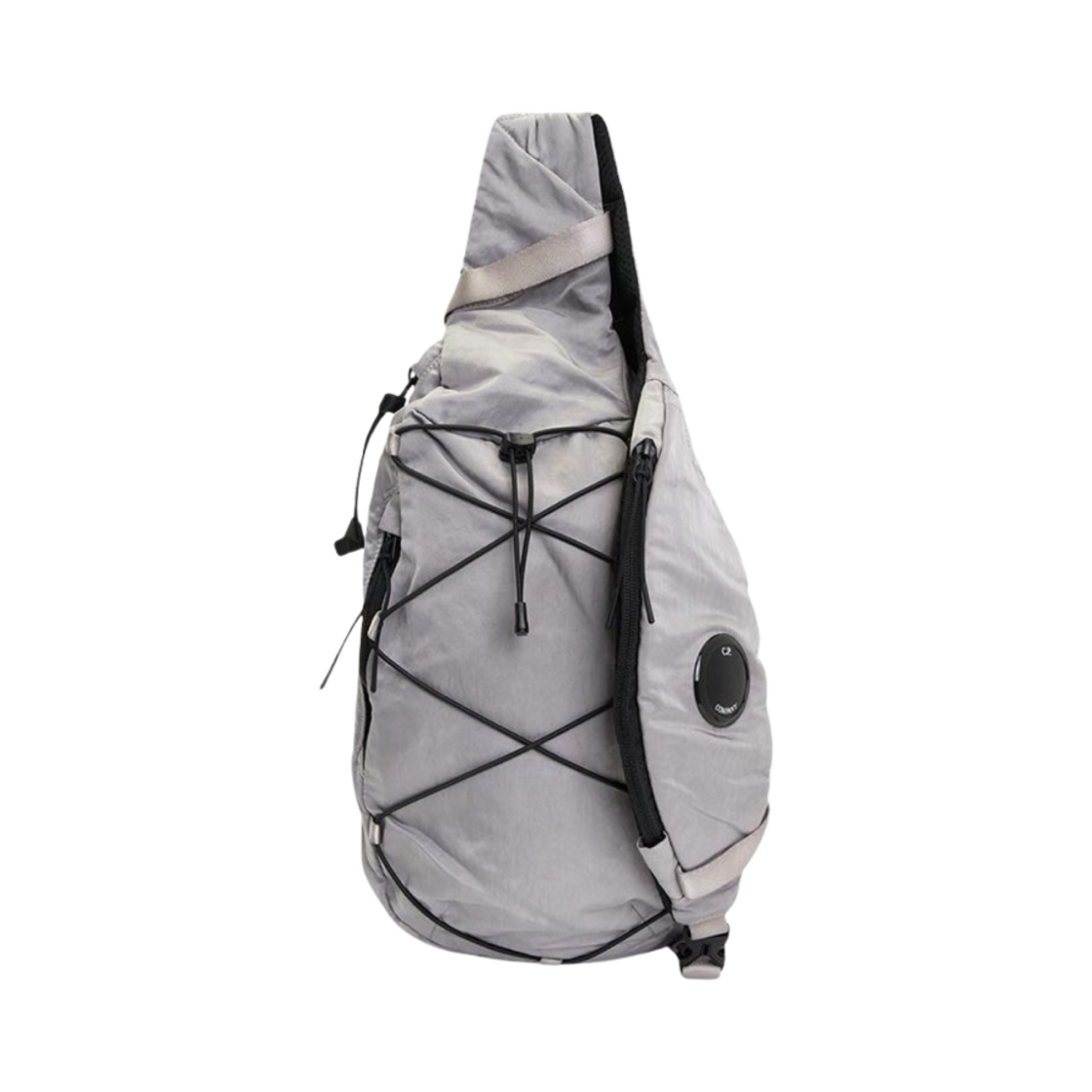 C.P. 컴퍼니 나일론 B 크로스바디 럭색 드리즐 그레이 - 24SS(C.P. Company Nylon B Crossbody Rucksack Drizzle Grey - 24SS)