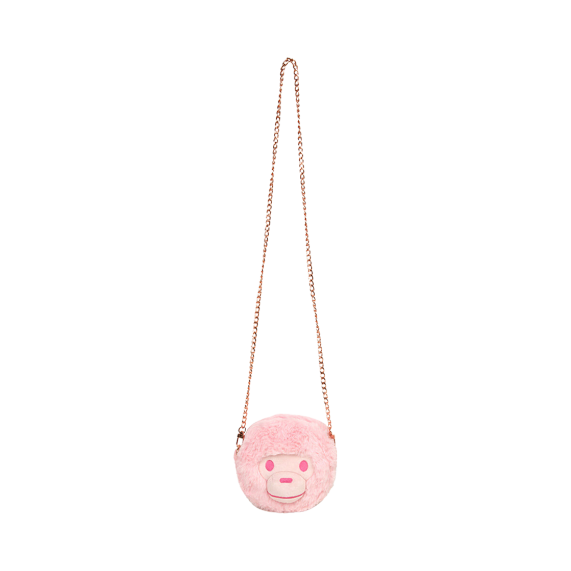 - BAPE Baby Milo Plush Crossbody Bag Pink