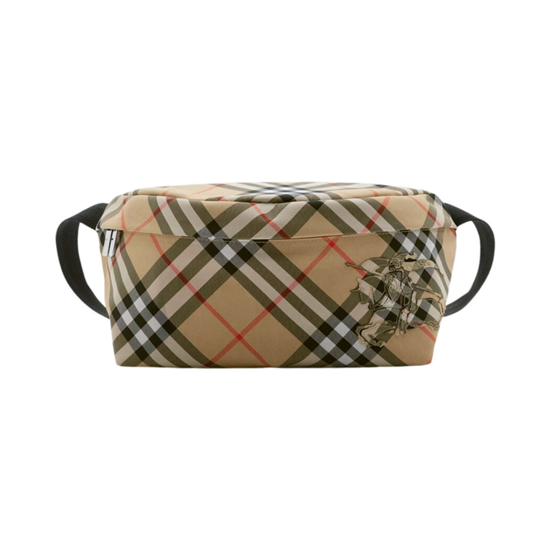 8091780 Burberry Check Belt Bag Sand