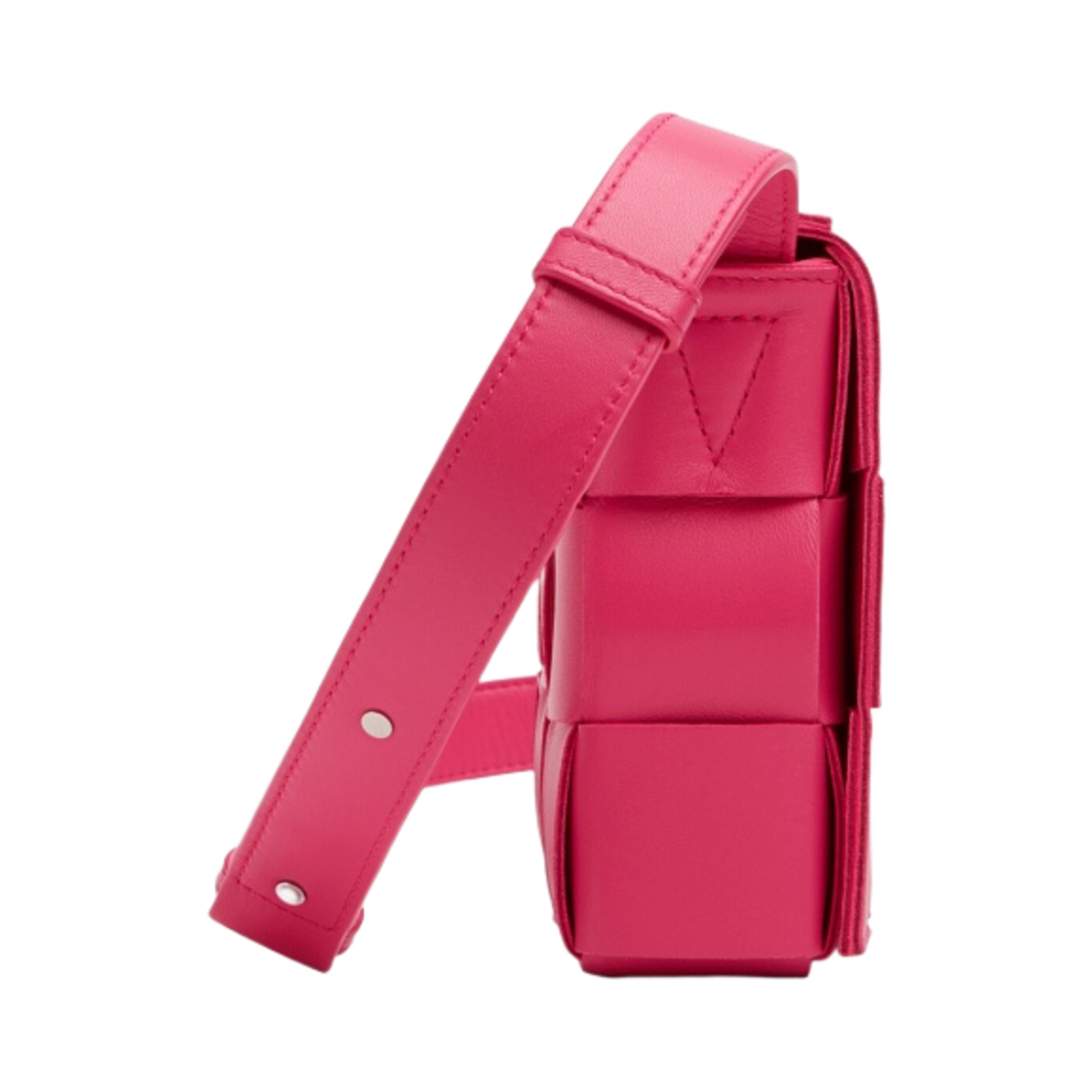 보테가 베네타 램스킨 레더 카세트백 크랜베리(Bottega Veneta Lambskin Leather Cassette Cranberry) - 2