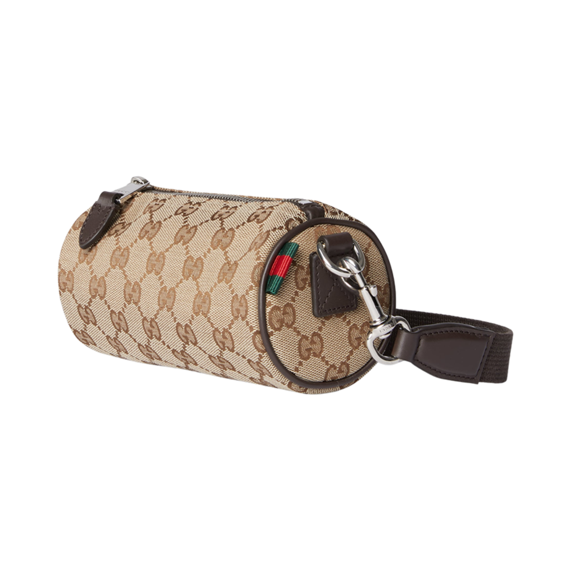 구찌 GG 캔버스 미니 보스턴 백 베이지 다크 브라운(Gucci GG Canvas Mini Boston Bag Beige Dark Brown) - 2