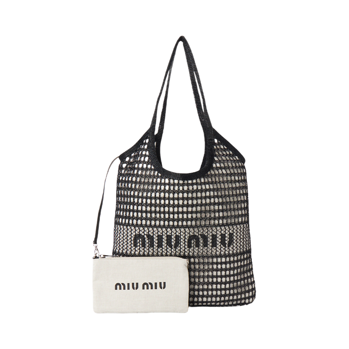 미우 미우 아이비 토트백 블랙(Miu Miu Ivy Tote Bag Black) - 1