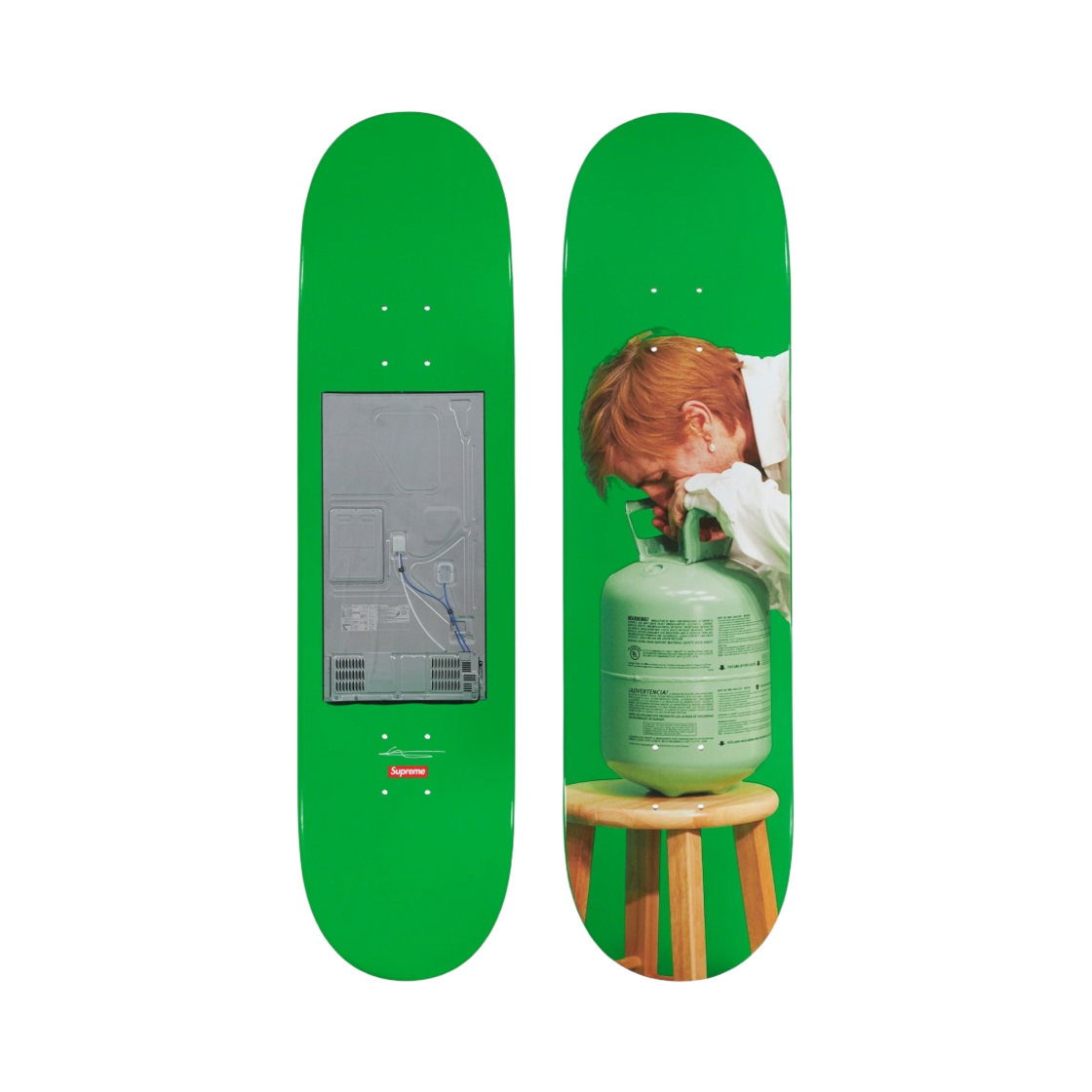 슈프림 마크 레키 그린스크린 스케이트보드 덱 가스 - 23FW(Supreme Mark Leckey Greenscreen Skateboard Deck Gas - 23FW)