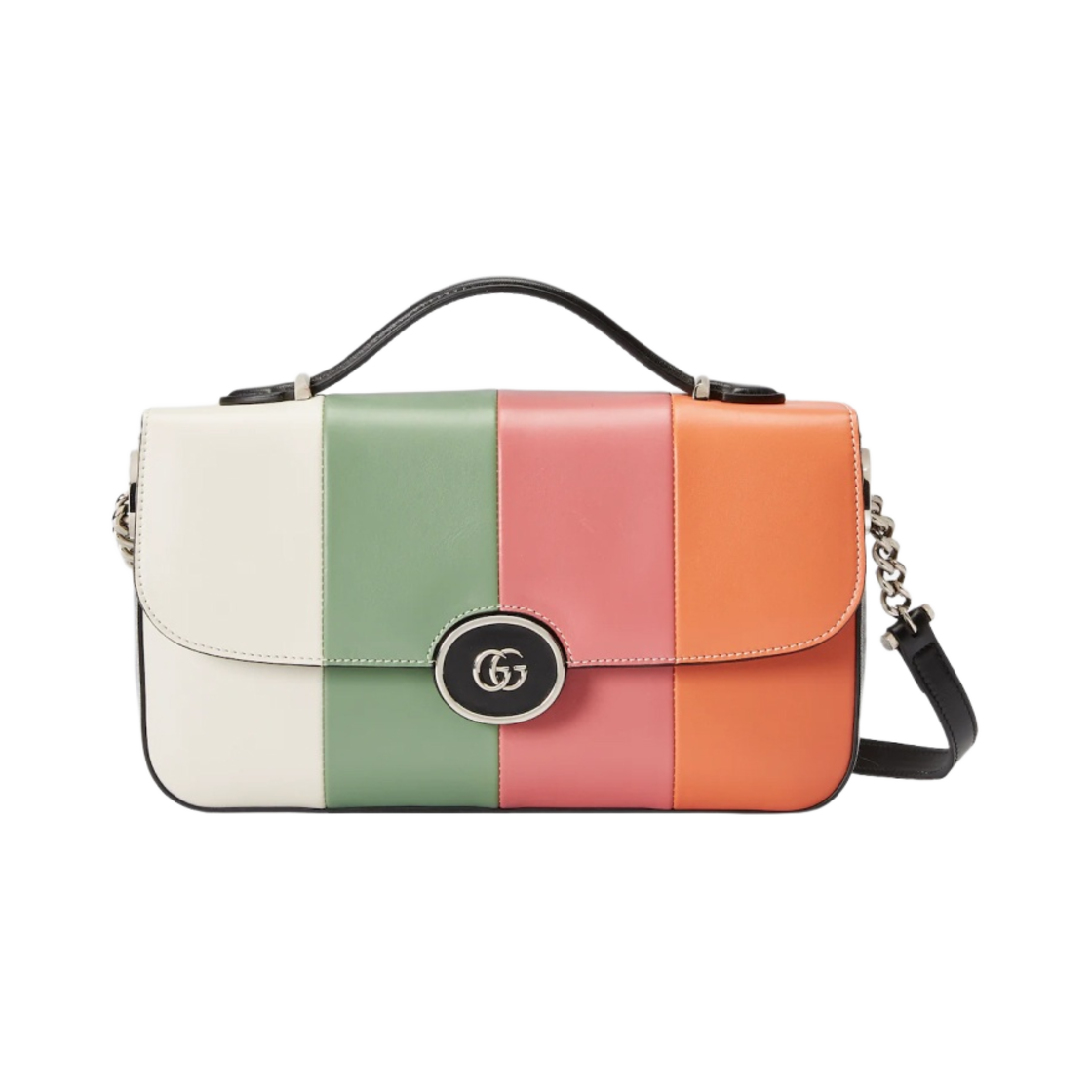 구찌 쁘띠 GG 스몰 숄더백 멀티컬러 레더(Gucci Petite GG Small Shoulder Bag Multicolour Leather) - 1